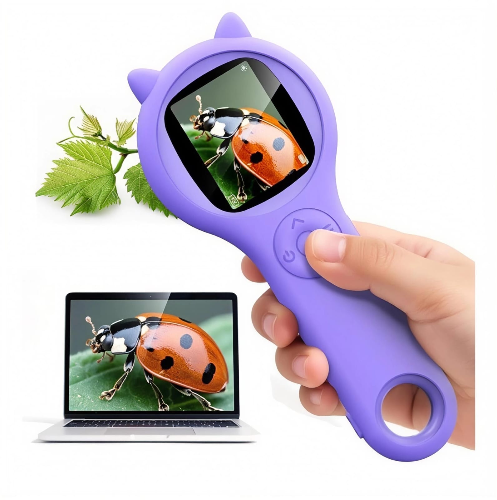 Microscopio para niños – Mini microscopio de mano de bolsillo