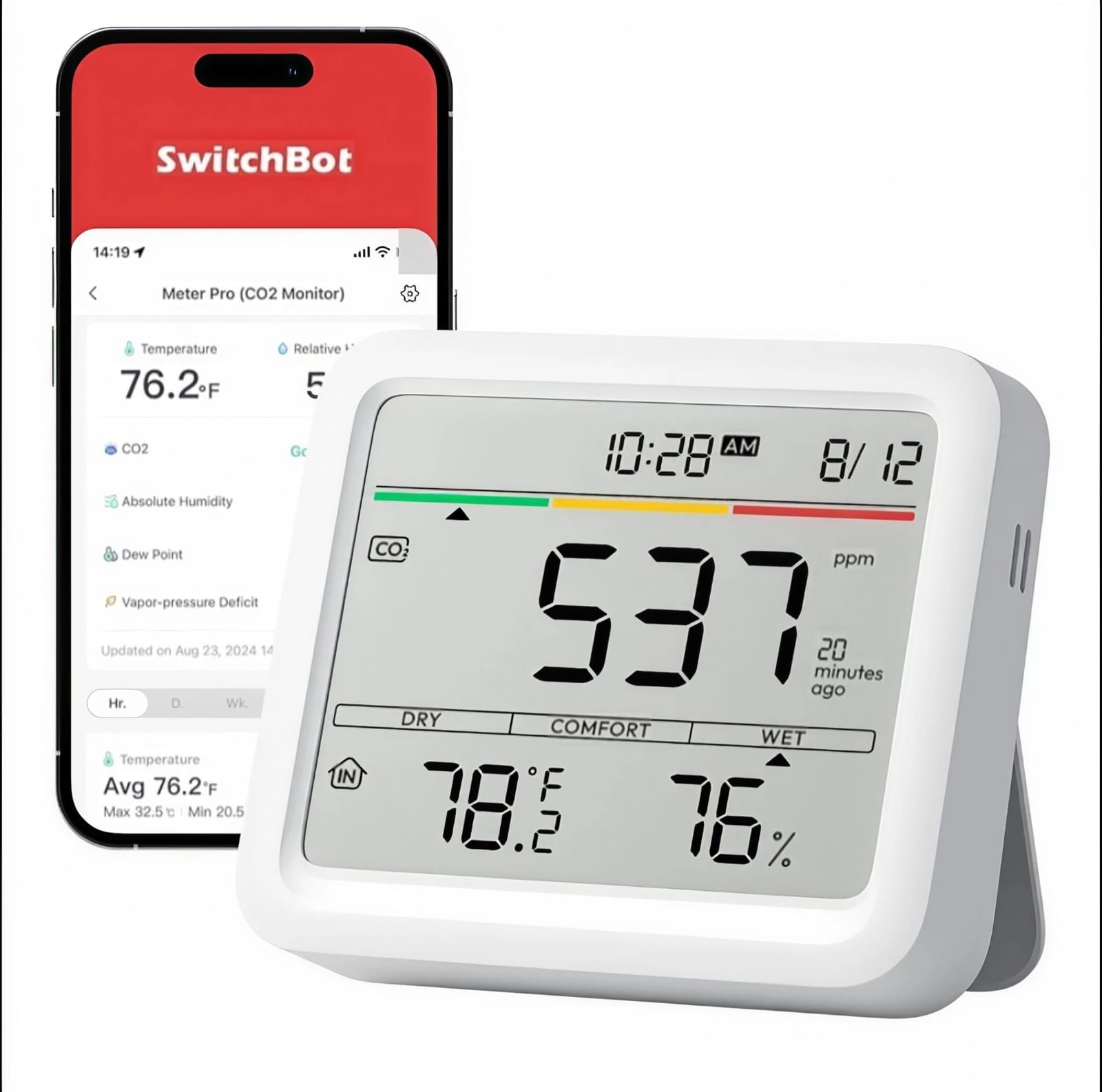 SwitchBot Detector de CO2