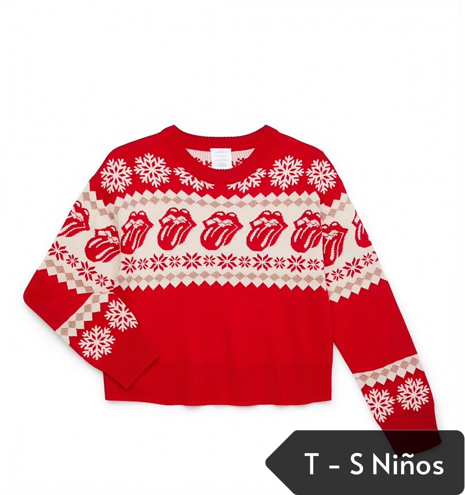 Suéter navideño infantil Rolling Stones