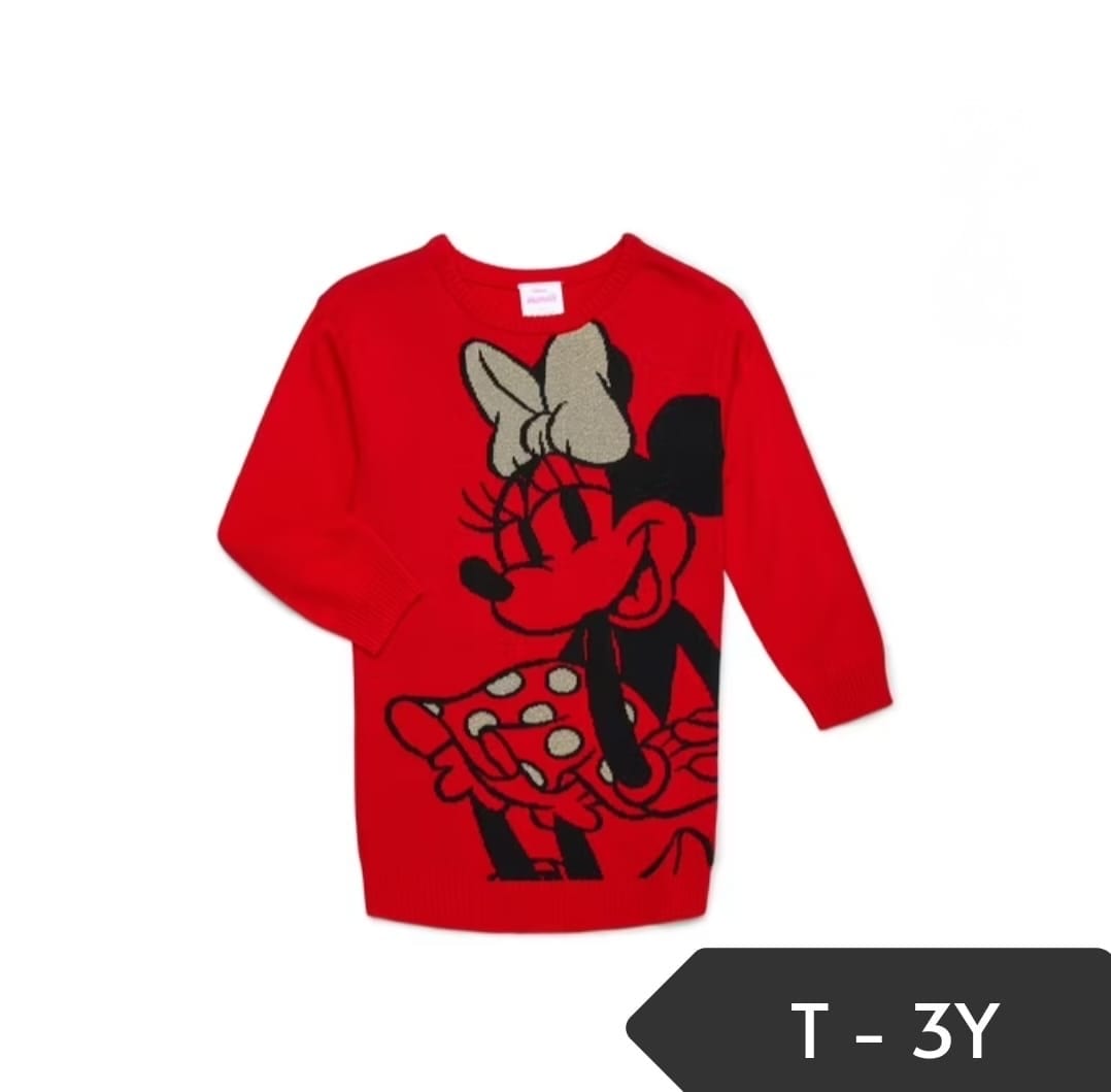 Suéter tejido de niña Minnie Mouse
